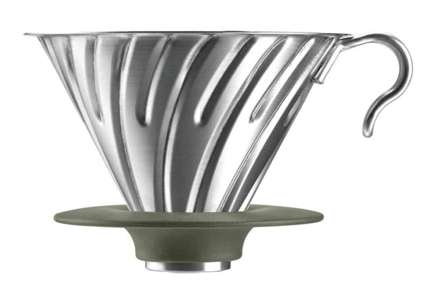 Hario Outdoor V60 Metal Dripper, 02 Silver