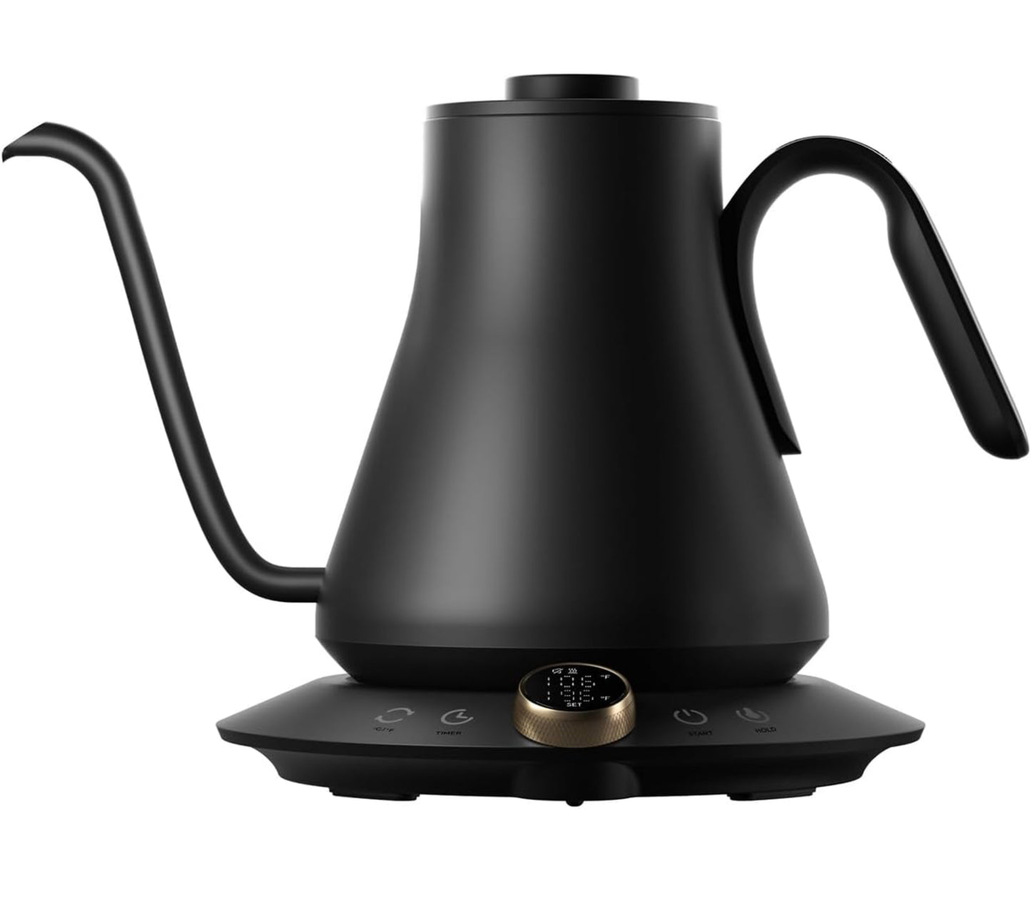 Cocinare Electric Gooseneck Kettle with Temperature Control,