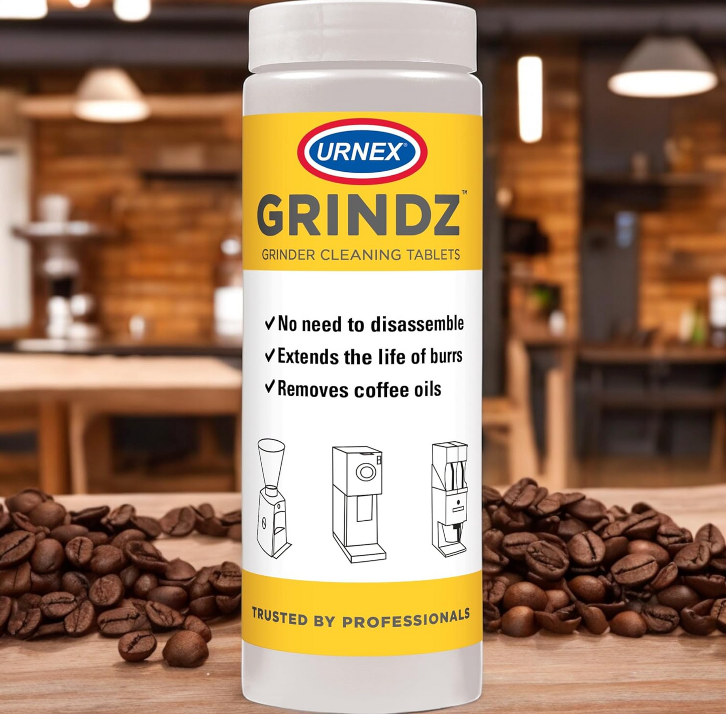 Grindz Professional Coffee Grinder Cleaning Tablets