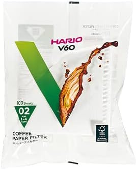 Hario V60 Paper Coffee Filters 100 ct White 02