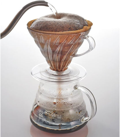 Hario V60 Plastic Coffee Dripper, Size 02, Clear