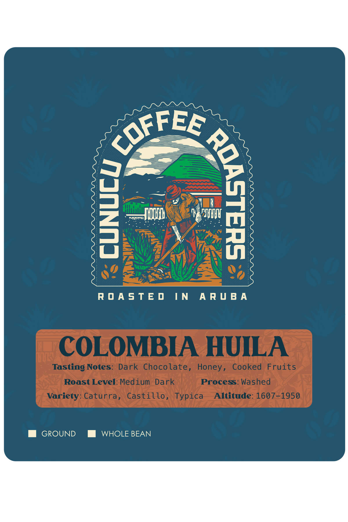 *COLOMBIA HUILA - Medium Dark Roast