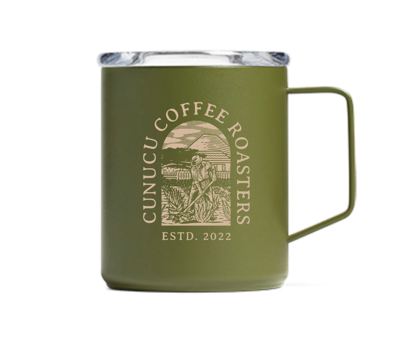 *CCR Camp Mug Olive 12oz