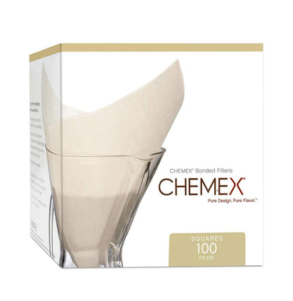 Chemex Bonded Filter - Square - 100 ct - Exclusive Packaging