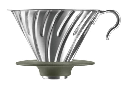 Hario Outdoor V60 Metal Dripper, 02 Silver