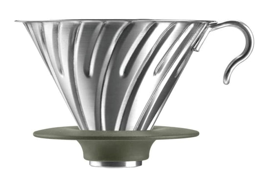 Hario Outdoor V60 Metal Dripper, 02 Silver