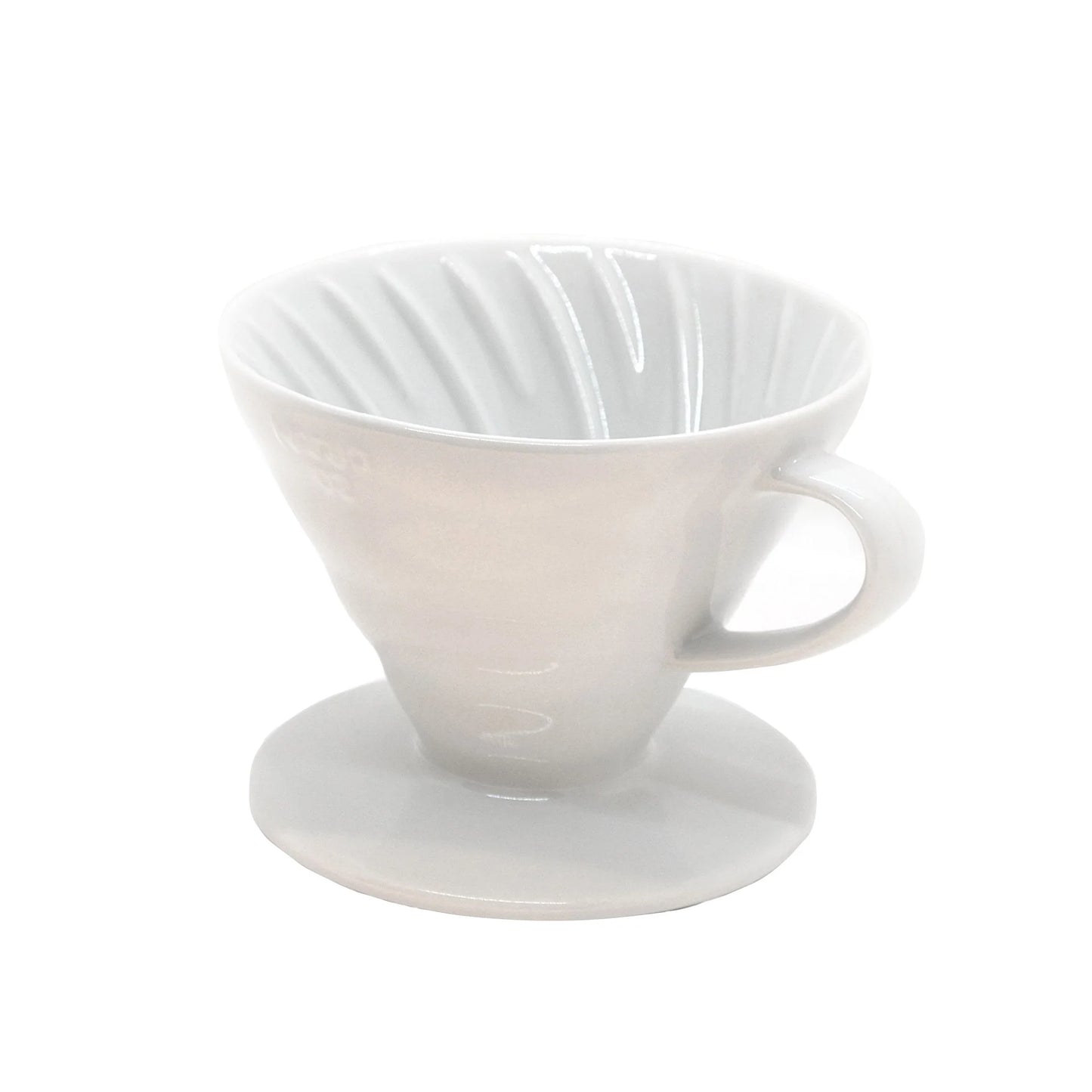 Hario V60 Ceramic Coffee Dripper, Size 02, White